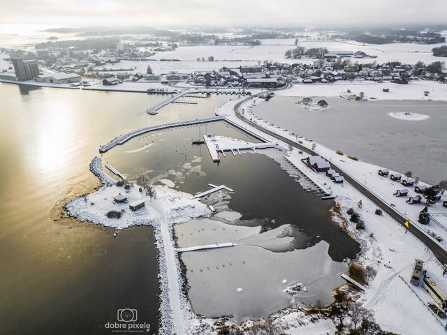 Fotorafia z drona Nisko